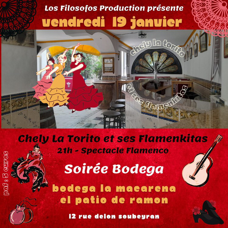 Flamenco le off 2024 Bodega La Macarena El patio de Ramon Nîmes