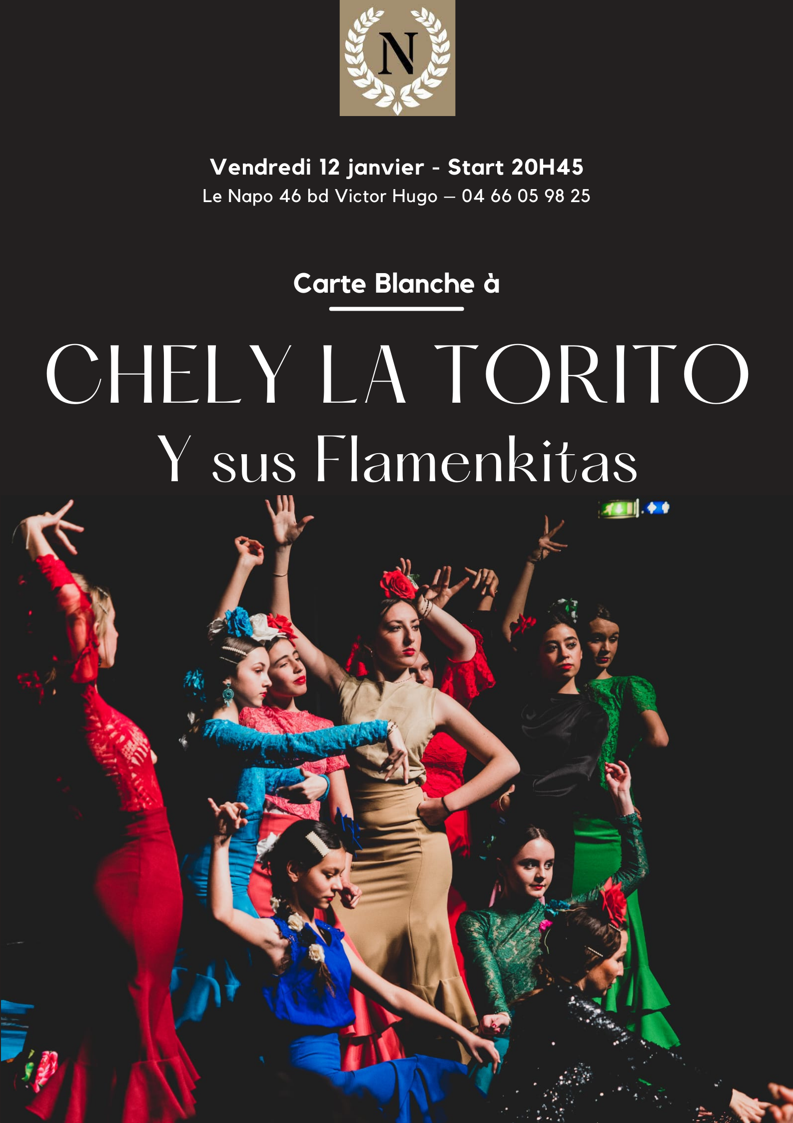 Flamenco off 2024 Chely La Torito y su cia Las Flamenkitas Le Napo Nimes