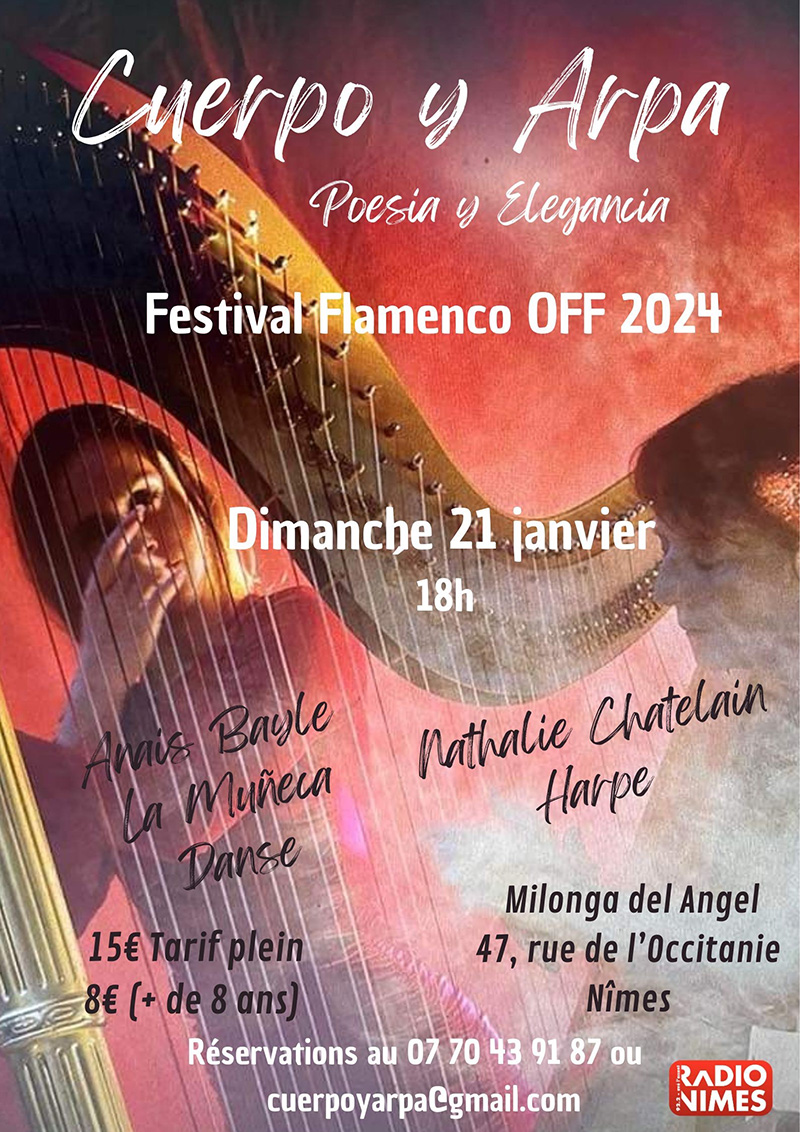 Flamenco off 2024 Cuerpo y Arpa Poesia y elegancia