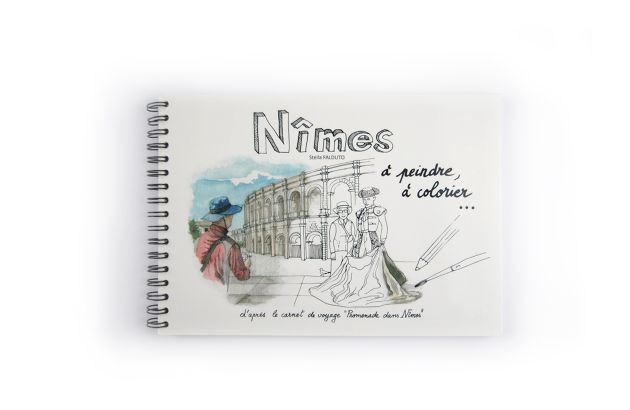 Nîmes à colorier