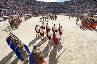Grands Jeux Romains  Crédit photos M. Fasol - Culturespaces