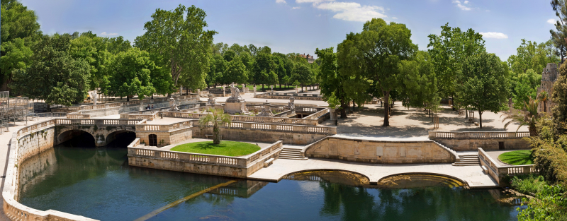 Jardins de la Fontaine  Crédit photos OT Nîmes